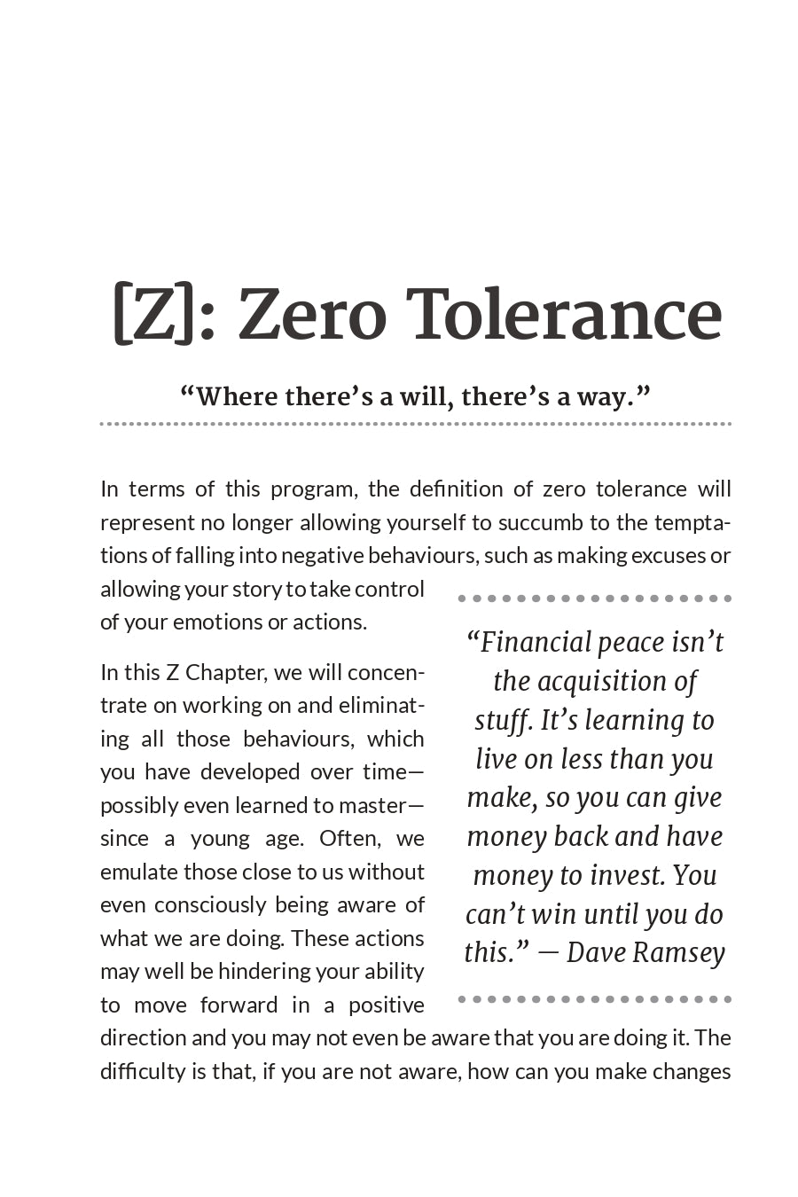 Find Your Zero: The Complete Money Management Program Book