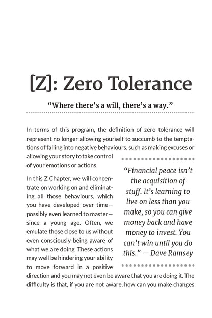 Find Your Zero: The Complete Money Management Program Book